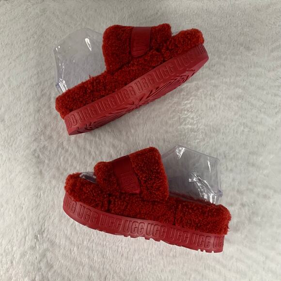 UGG Fluffita Women's Sheepskin Slide-On Slippers Size 5 - Picture 5 of 8